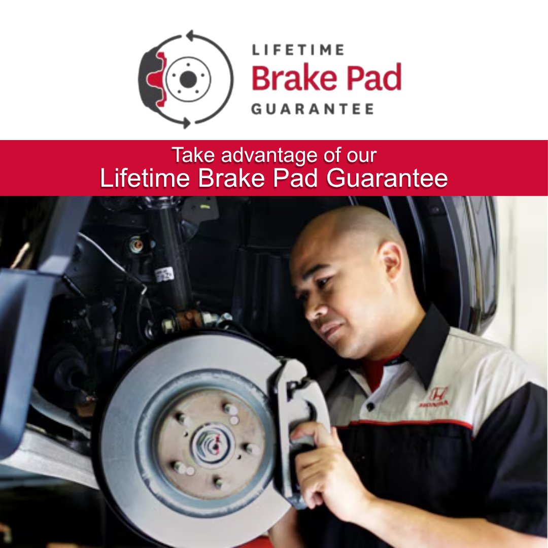 Lifetime Brake Pad Guarantee