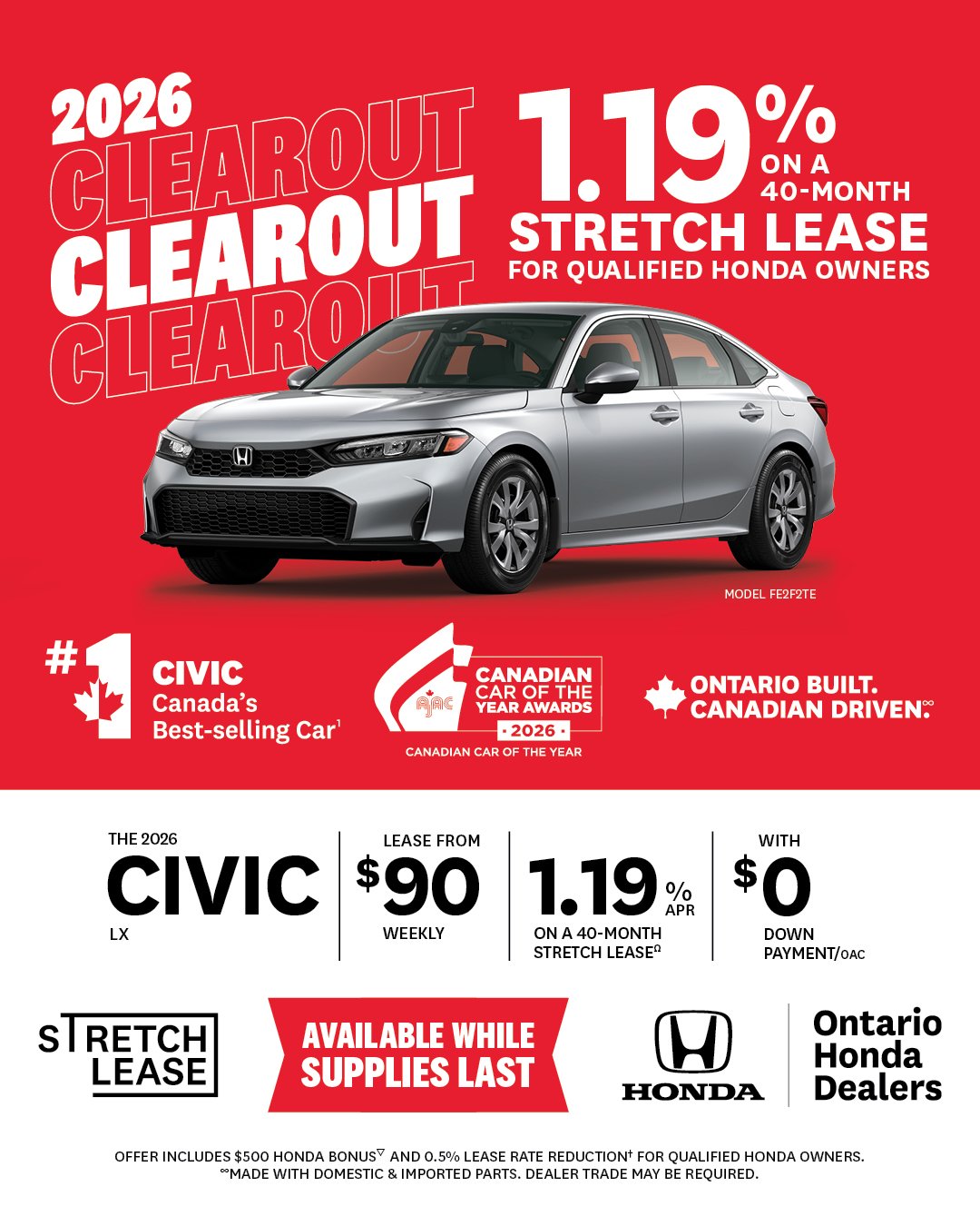 2026 Civic Lx