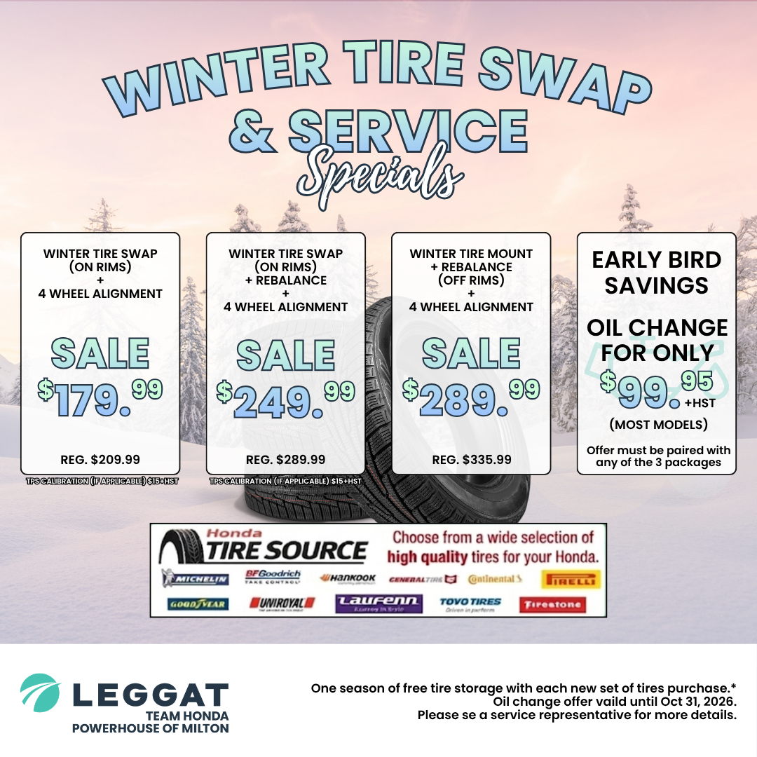Winter Tire Swap & Service Specials