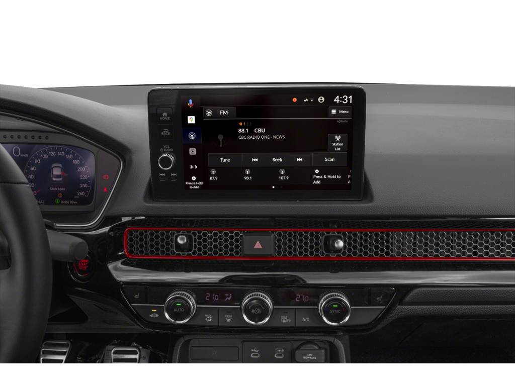2026 honda Civic Si Interior
