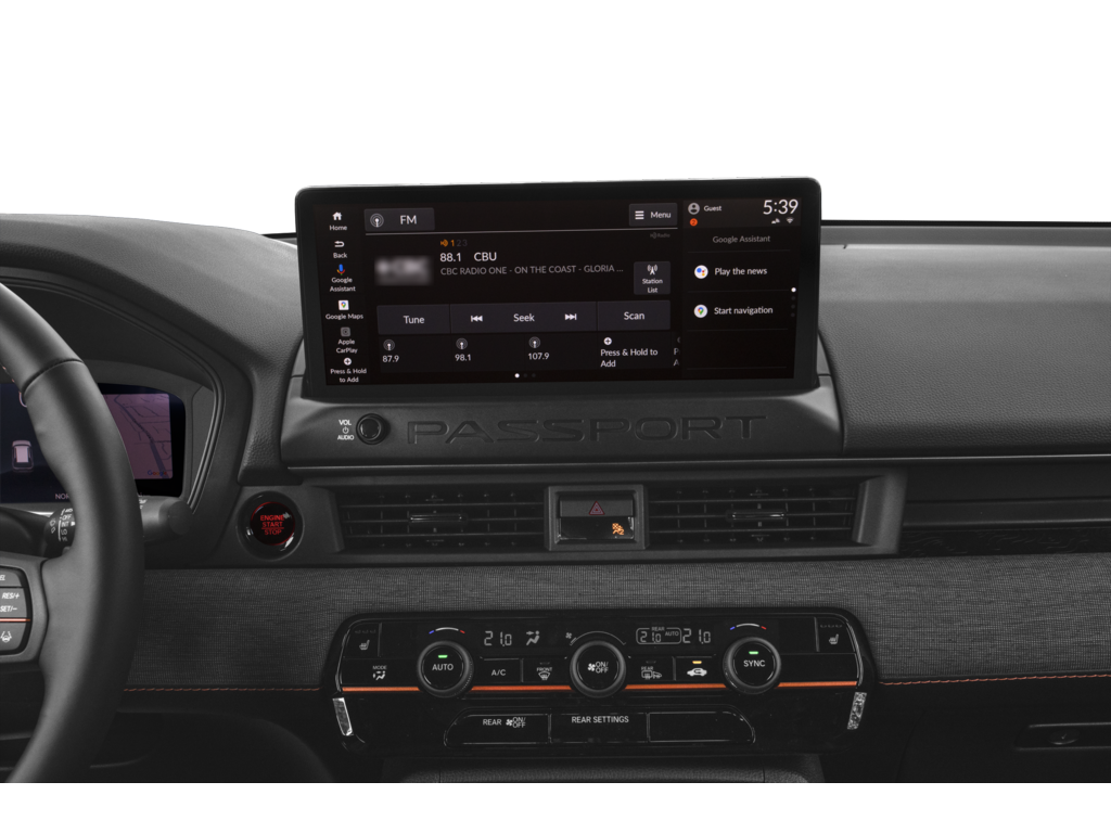 2026 honda passport Interior