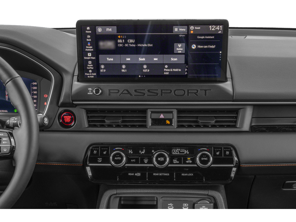 2026 honda passport Interior