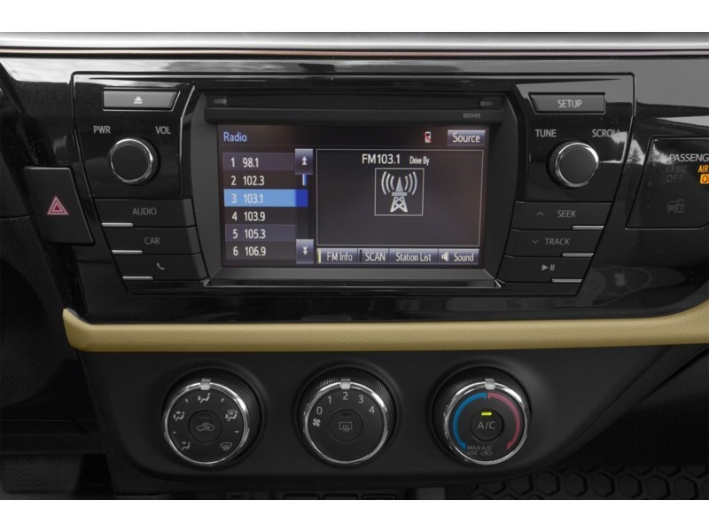 2015 Toyota Corolla 4dr Sdn CVT LE Interior Shot 2