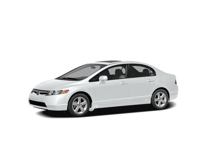 2008 Honda Civic Sdn 4dr Auto LX Taffeta White  Shot 9