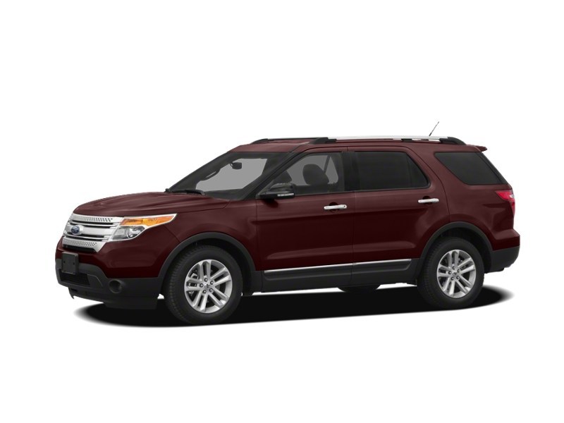 2011 Ford Explorer 4WD 4dr V6 SelectShift Auto XLT Bordeaux Reserve Red Metallic  Shot 2