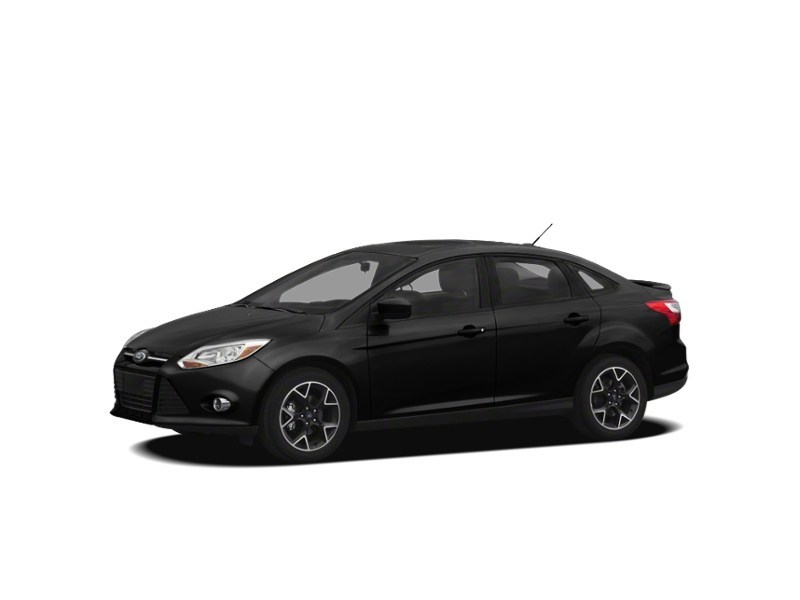 2012 Ford Focus 4dr Sdn Titanium Tuxedo Black Metallic  Shot 4