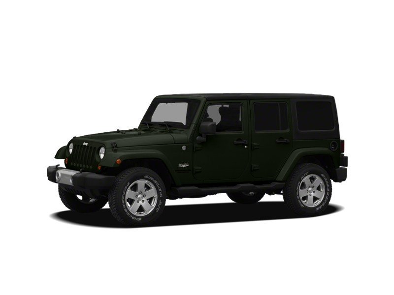 2012 Jeep Wrangler Unlimited 4WD 4dr Sahara Black Forrest Green Pearlcoat  Shot 10