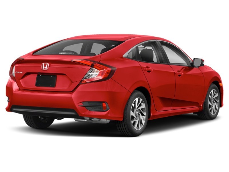 2018 Honda Civic Sedan EX CVT Rallye Red  Shot 2