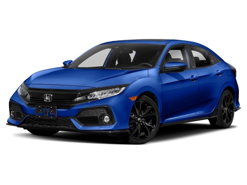 2018 Honda Civic Sport Touring Manual Aegean Blue Metallic  Shot 4