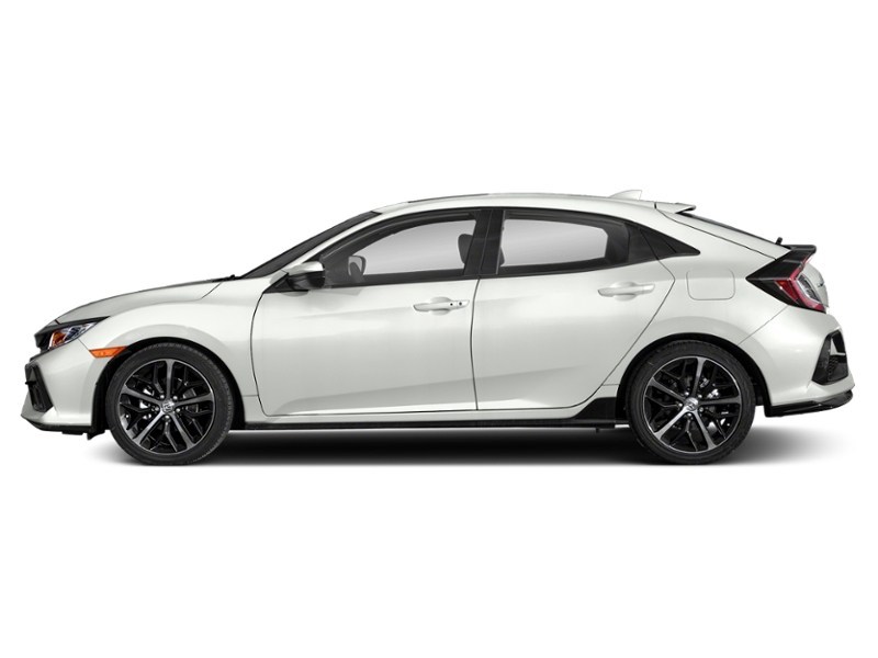 2020 Honda Civic Hatchback Sport CVT Platinum White Pearl  Shot 3