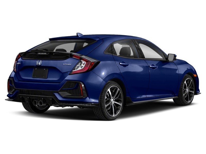 2020 Honda Civic Hatchback Sport CVT Aegean Blue Metallic  Shot 12