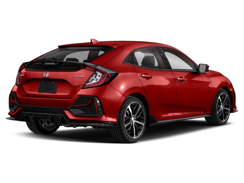 2020 Honda Civic Hatchback Sport CVT Rallye Red  Shot 22