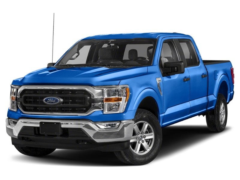 2021 Ford F-150 XLT 4WD SuperCrew 5.5' Box Velocity Blue Metallic  Shot 1