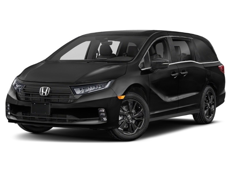 2024 Honda Odyssey Black Edition Auto Crystal Black Pearl  Shot 4