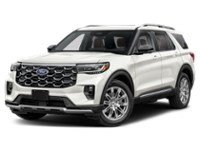 2026 Ford Explorer Platinum 4WD Star White Metallic Tri-Coat  Shot 1