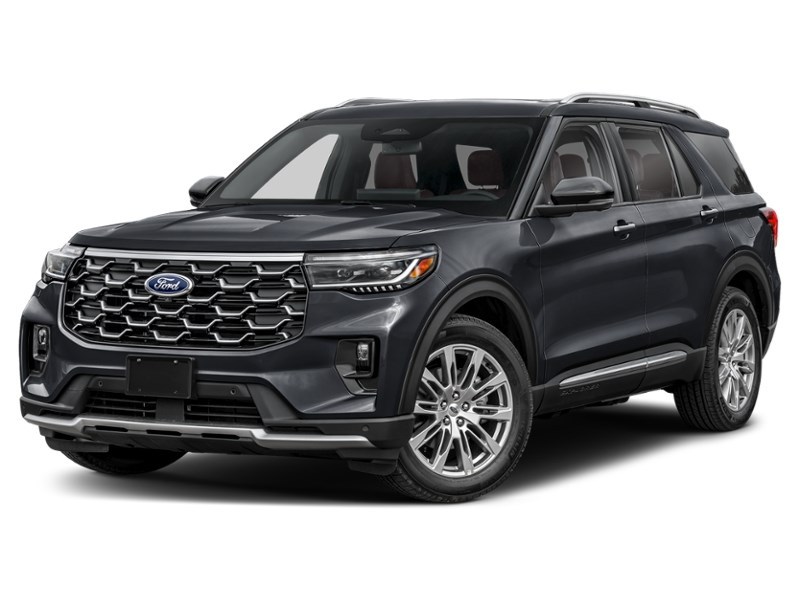 2027 Ford Explorer Platinum 4WD Agate Black Metallic  Shot 4