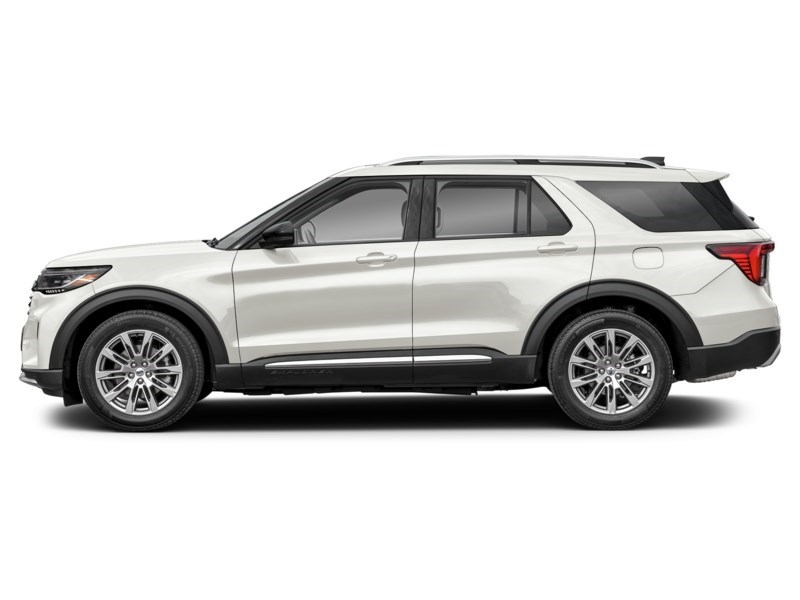 2026 Ford Explorer Platinum 4WD Star White Metallic Tri-Coat  Shot 5