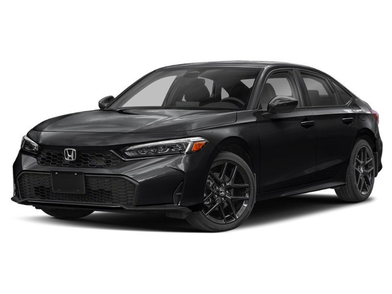 2026 Honda Civic Sedan Hybrid Sport eCVT Crystal Black Pearl  Shot 4