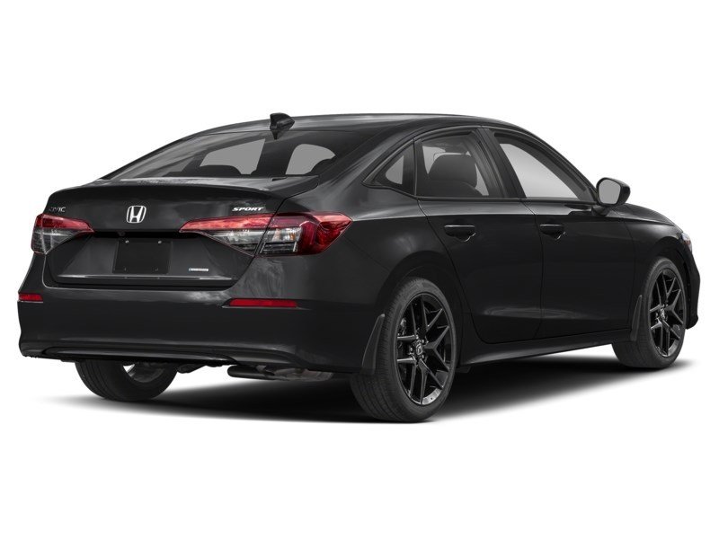 2026 Honda Civic Sedan Hybrid Sport eCVT Crystal Black Pearl  Shot 2