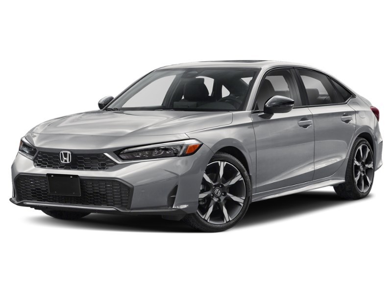 2026 Honda Civic Sedan Hybrid Sport Touring eCVT Solar Reflection Silver Metallic  Shot 4