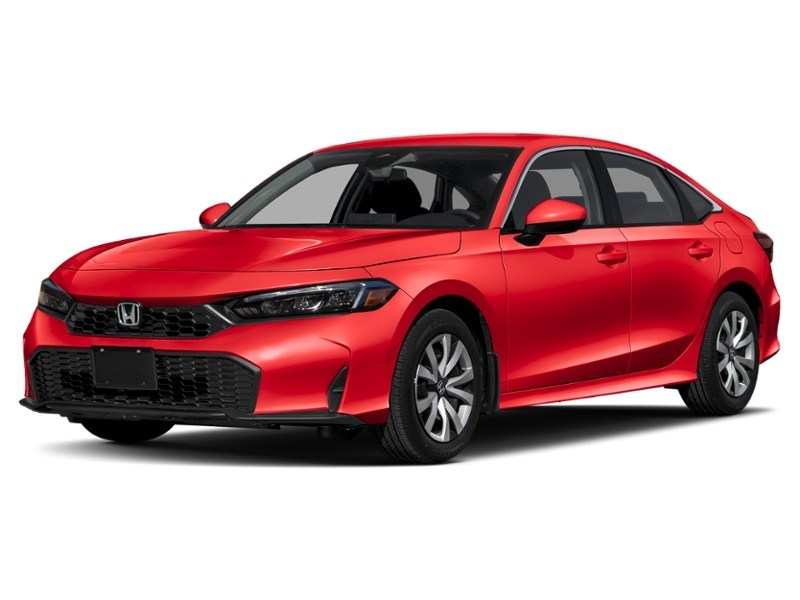 2026 Honda Civic Sedan LX CVT Rallye Red  Shot 1