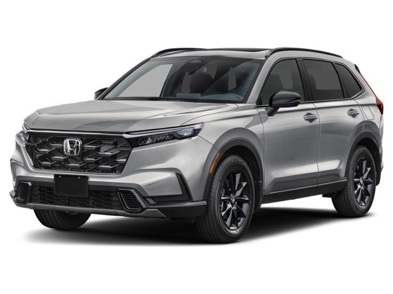 2026 Honda CR-V Hybrid Sport AWD Solar Reflection Silver Metallic  Shot 4