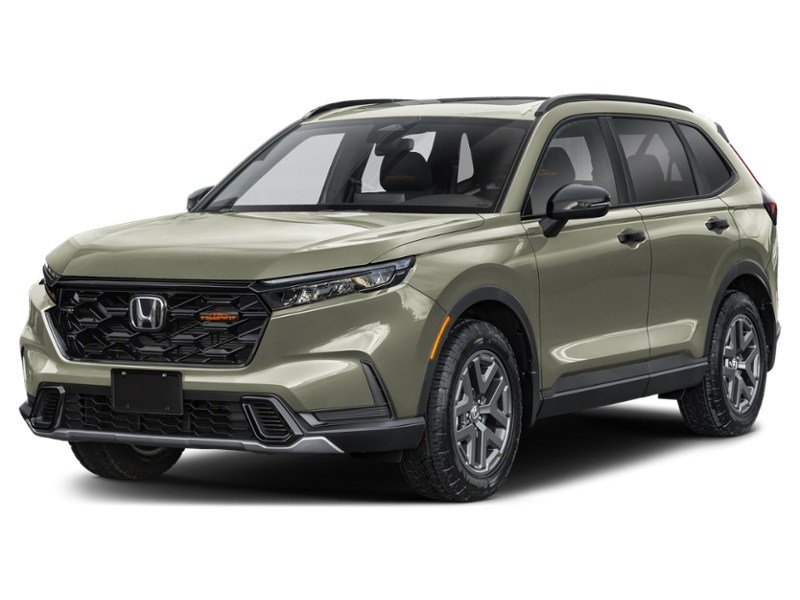 2026 Honda CR-V Hybrid TrailSport AWD Ash Green Metallic  Shot 4