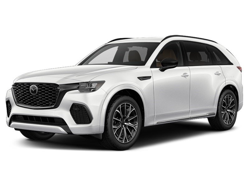 2026 Mazda CX-70 PHEV Signature AWD Rhodium White Metallic  Shot 3
