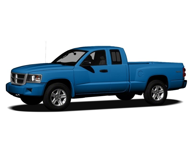 2008 Dodge Dakota 2WD Ext Cab SXT Electric Blue Pearlcoat  Shot 2