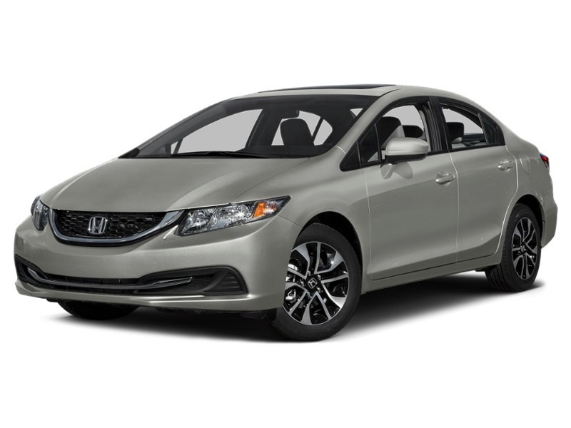 2015 Honda Civic Sedan 4dr Auto EX Alabaster Silver Metallic  Shot 1