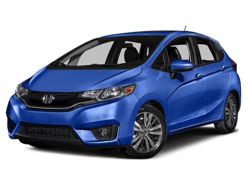 2015 Honda Fit 5dr HB CVT EX-L Navi Aegean Blue Metallic  Shot 7
