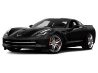 2015 Chevrolet Corvette 2dr Stingray Z51 Cpe w/3LT Black  Shot 1