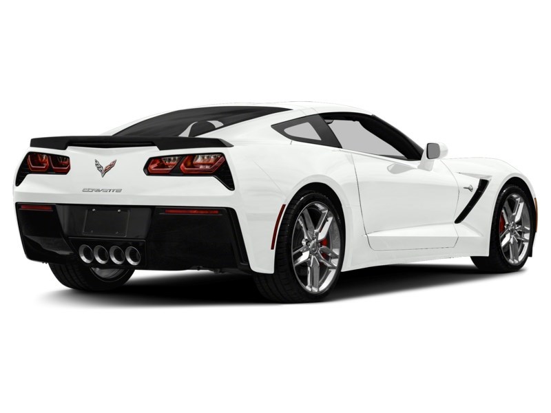 2015 Chevrolet Corvette 2dr Stingray Z51 Cpe w/3LT Arctic White  Shot 8