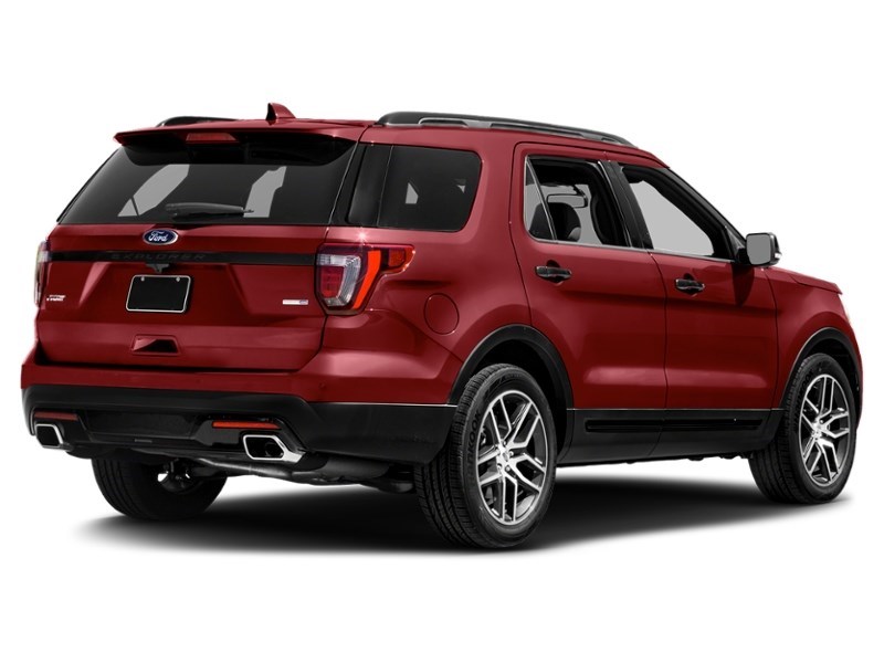 2017 Ford Explorer 4WD 4dr Sport Ruby Red Metallic Tinted Clearcoat  Shot 2