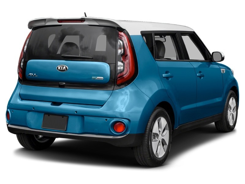 2017 Kia Soul EV 5dr Wgn Electronic Blue/Polar White Two-Tone  Shot 2