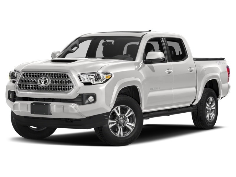 2017 Toyota Tacoma 4WD Double Cab V6 TRD Sport|Accident Free|Safetied Alpine White  Shot 10