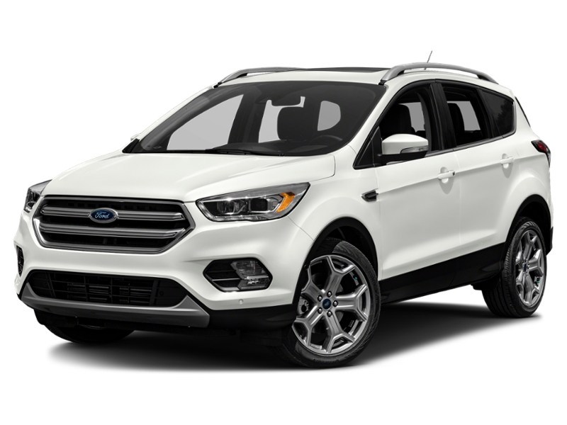 2017 Ford Escape 4WD 4dr Titanium White Platinum Metallic Tri-Coat  Shot 4