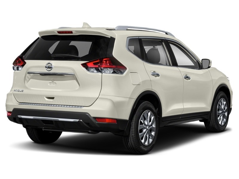 2019 Nissan Rogue AWD S Glacier White  Shot 2