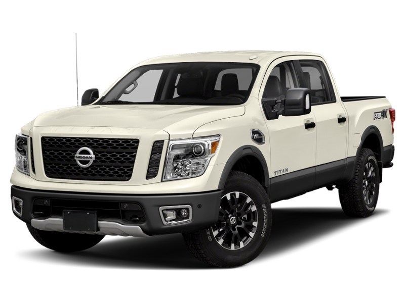 2018 Nissan Titan 4x4 Crew Cab PRO-4X Pearl White  Shot 4
