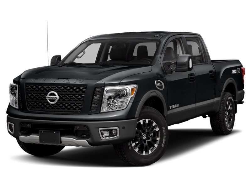 2018 Nissan Titan 4x4 Crew Cab PRO-4X Magnetic Black Metallic  Shot 7