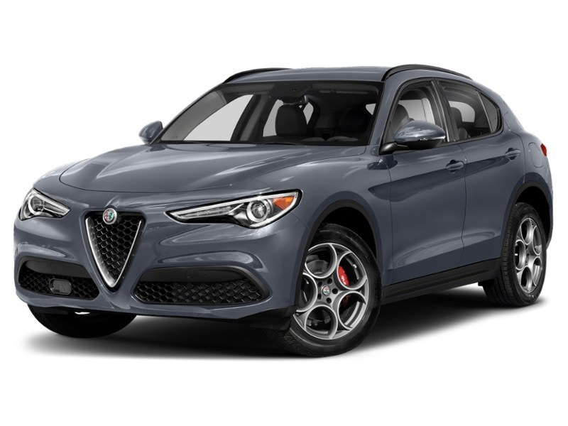 2018 Alfa Romeo Stelvio Ti Sport AWD Stromboli Grey Metallic  Shot 43