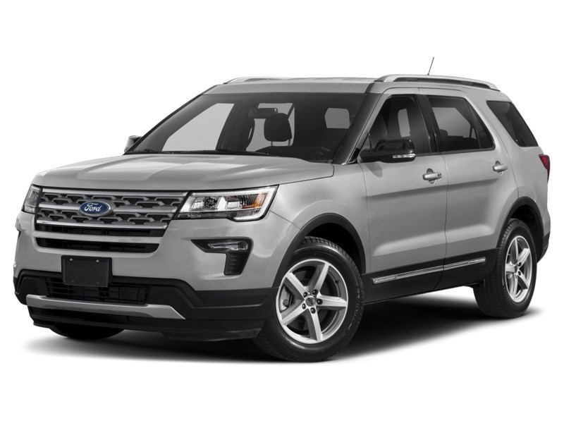 2019 Ford Explorer XLT 4WD Ingot Silver Metallic  Shot 4