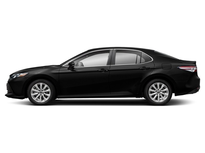 2019 Toyota Camry LE Auto Midnight Black Metallic  Shot 3