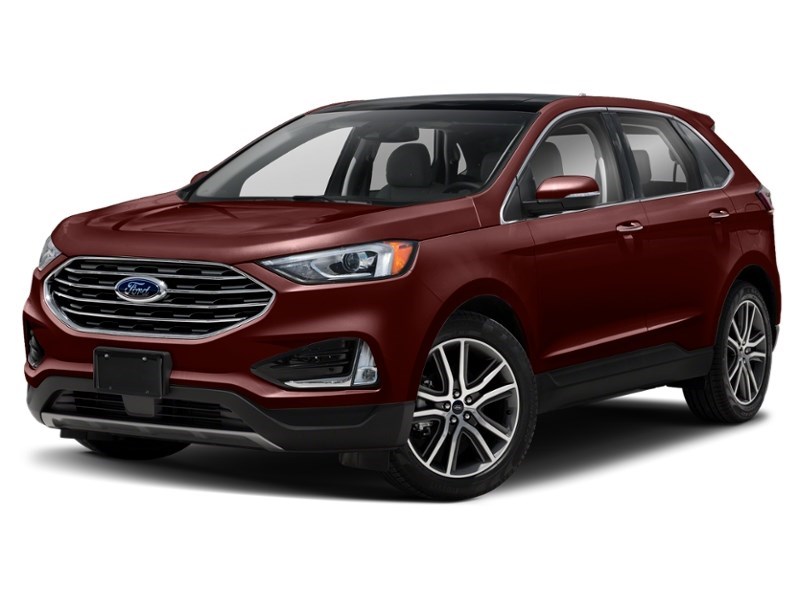 2020 Ford Edge SEL AWD Burgundy Velvet Metallic Tinted Clearcoat  Shot 2