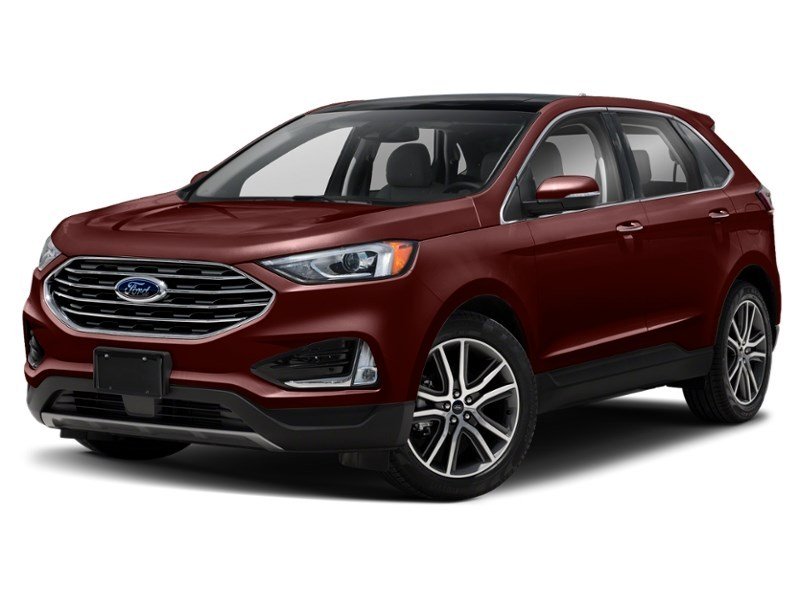 2020 Ford Edge SEL AWD Burgundy Velvet Metallic Tinted Clearcoat  Shot 5