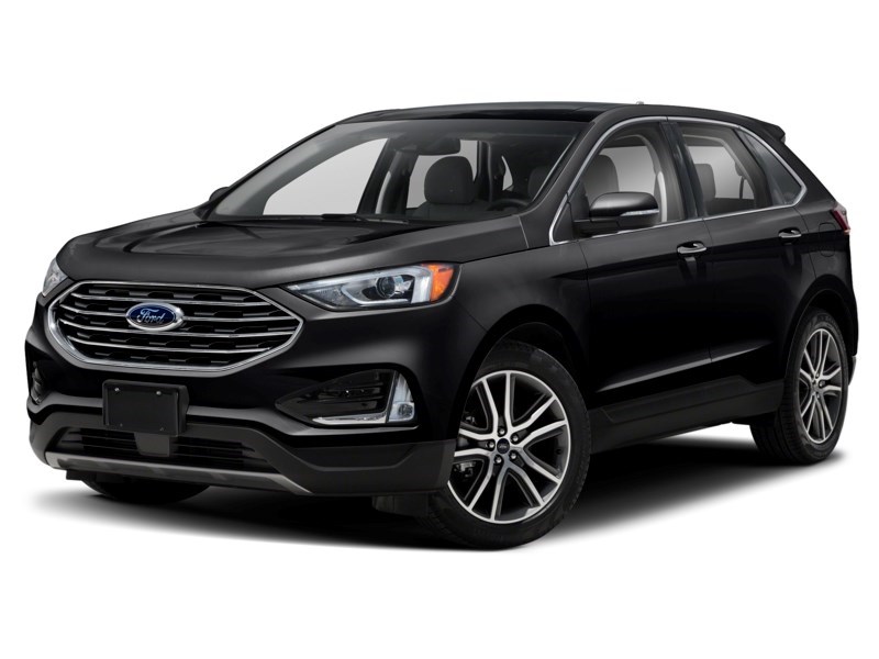 2019 Ford Edge Titanium AWD Agate Black  Shot 43