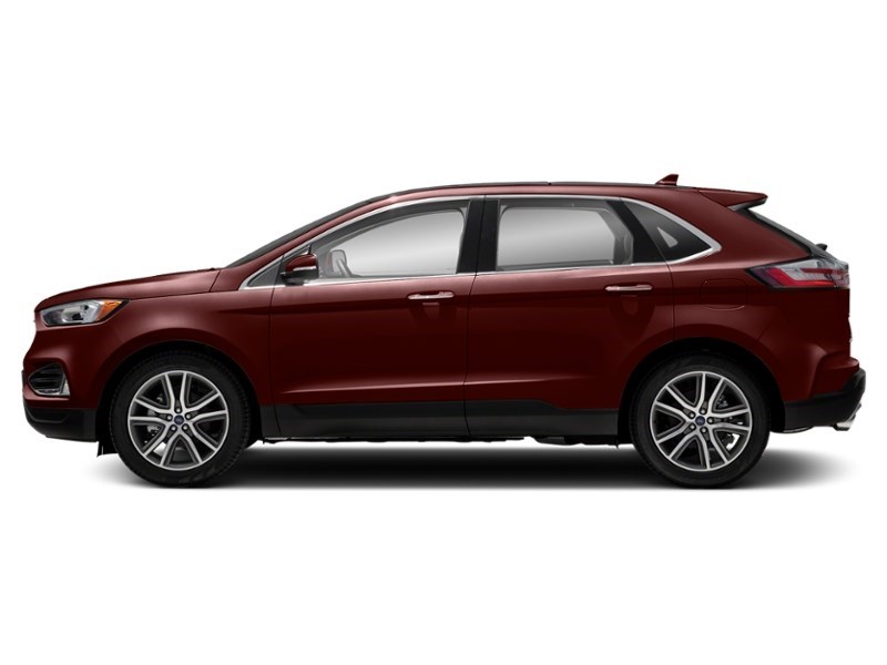 2020 Ford Edge SEL AWD Burgundy Velvet Metallic Tinted Clearcoat  Shot 4