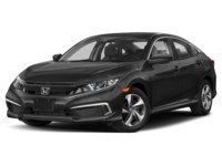 2020 Honda Civic LX CVT Crystal Black Pearl  Shot 4