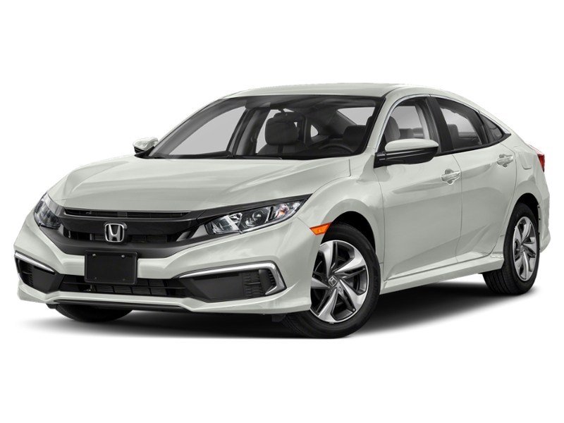 2020 Honda Civic Sedan LX CVT Platinum White Pearl  Shot 1