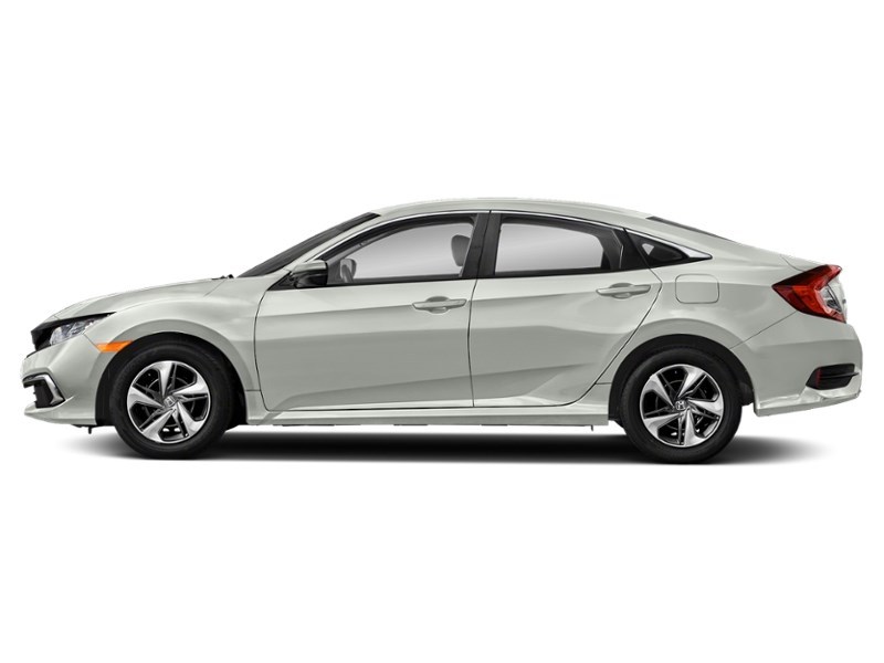 2020 Honda Civic Sedan LX CVT Platinum White Pearl  Shot 3
